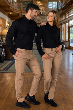 Pantalón hombre chino T400