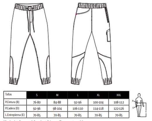 Pantalón hombre Jogger Denim