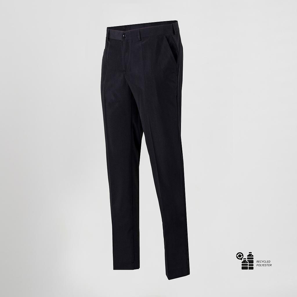 Pantalón hombre vestir microfibra negro 36