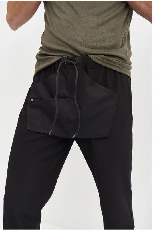 Pantalón Jogger con delantal negro