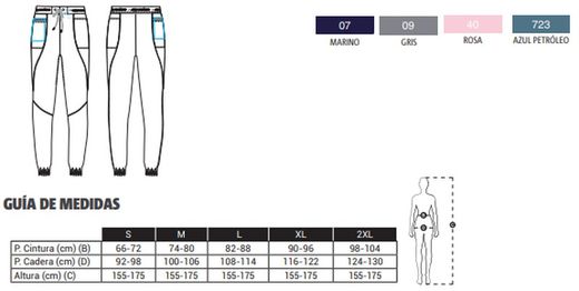 Pantalón Jogging Hydra Mujer colores