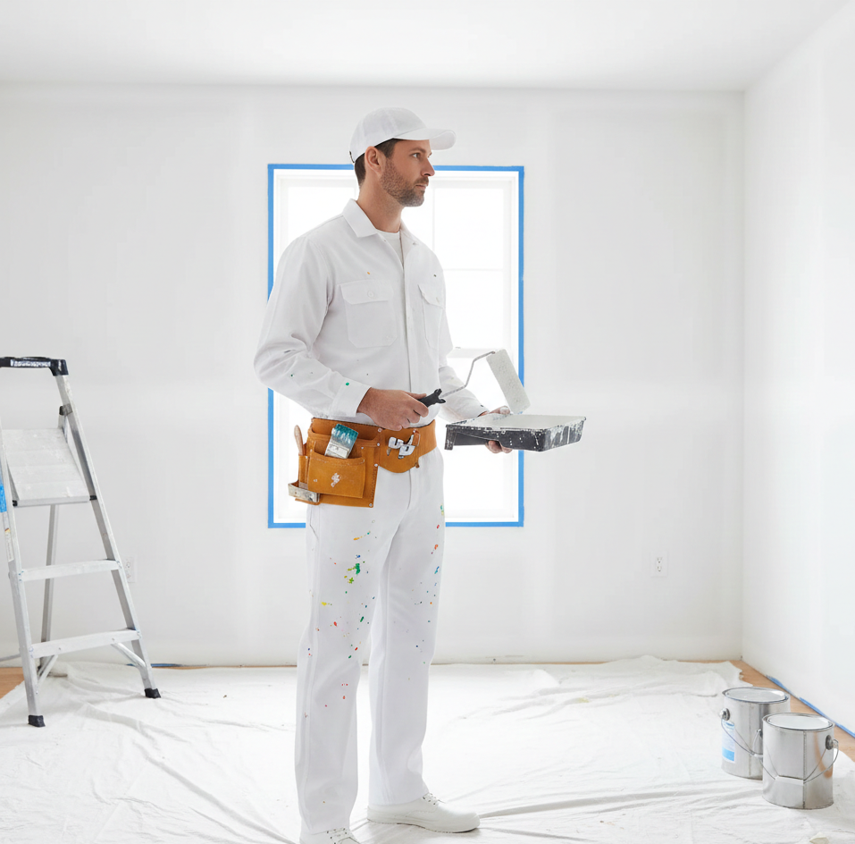 Pantalón largo trabajo colores Azulina / 36