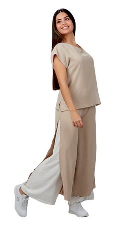 Pantalón mujer bambula doble