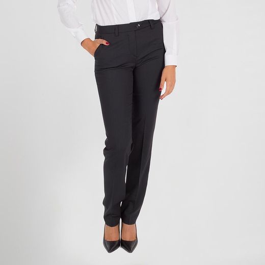 Pantalón Mujer con Bolsillos Trivial (Corte Ajustado)