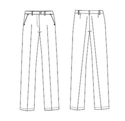 Pantalón mujer con lana colores