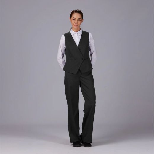 Pantalón mujer cruzado negro