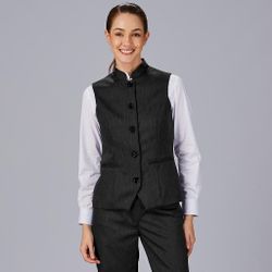 Pantalón mujer cruzado negro