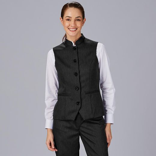 Pantalón mujer cruzado negro