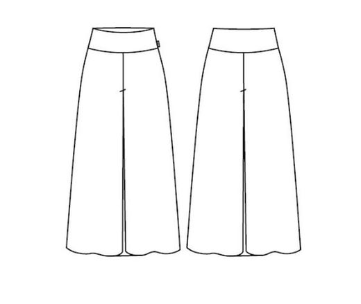 Pantalón mujer Culotte negro