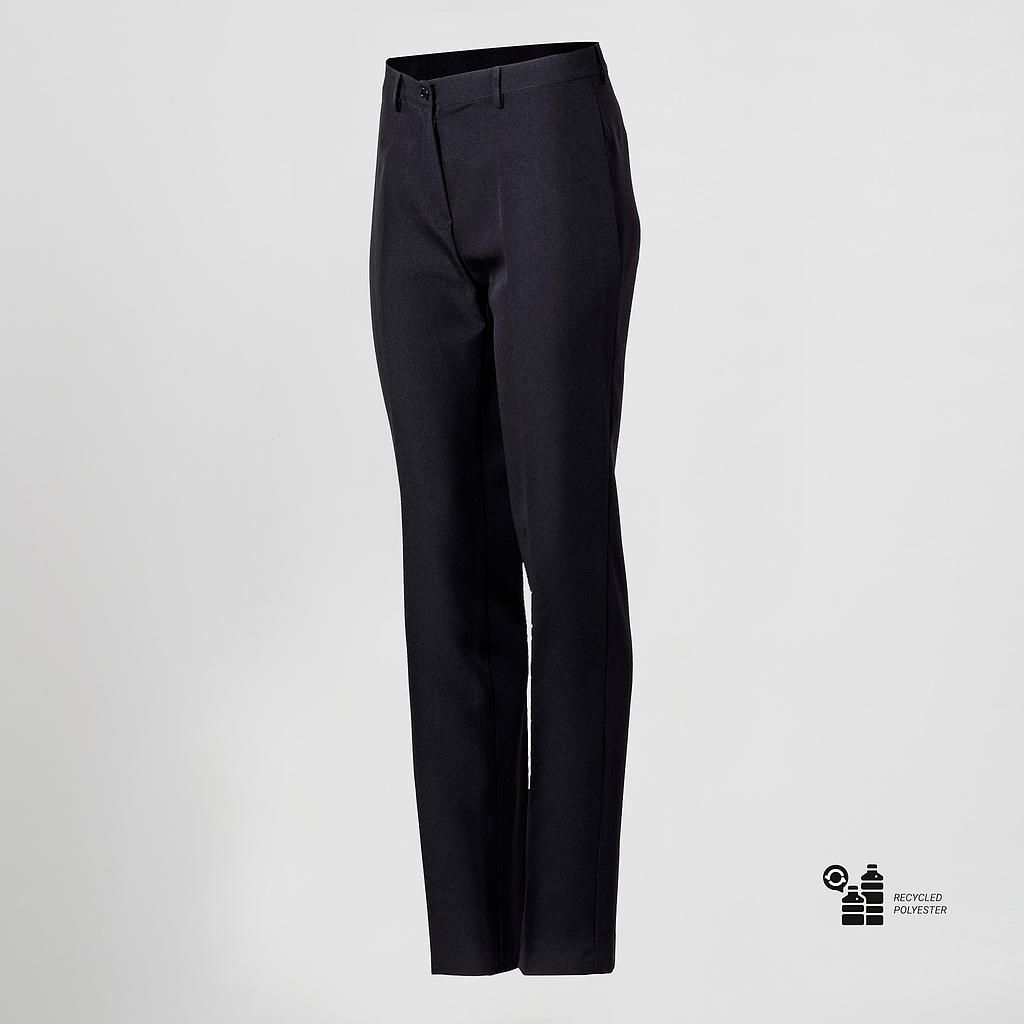 Pantalón mujer vestir microfibra negro 36
