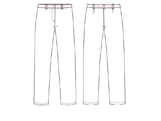 Pantalón mujer vestir microfibra negro
