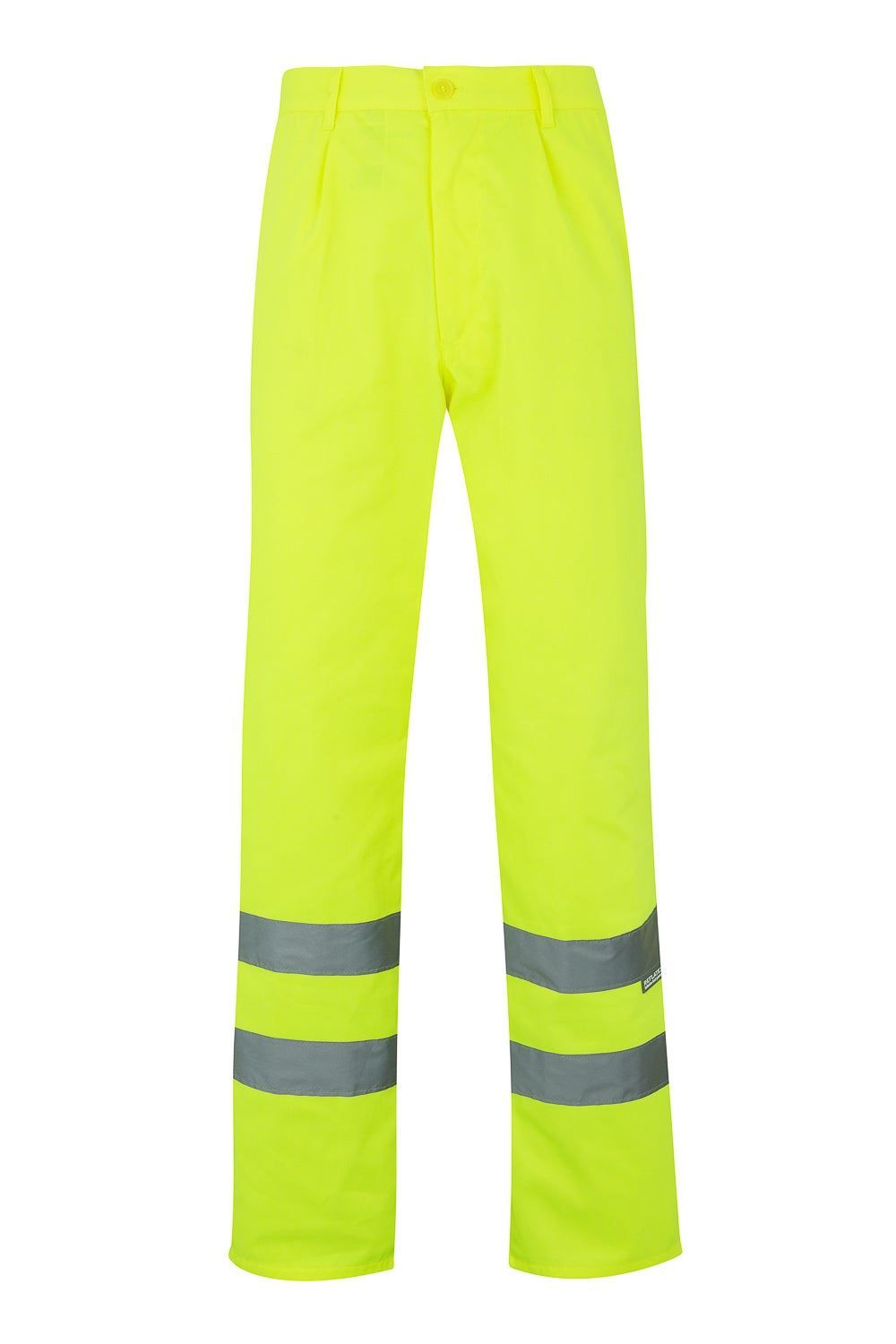 Pantalón neón con cintas reflectantes Amarillo / 2XL