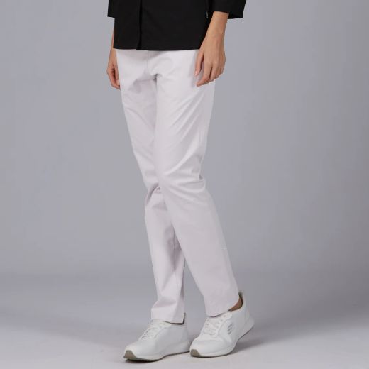 Pantalón Sarga con Media Goma y Bolsillos