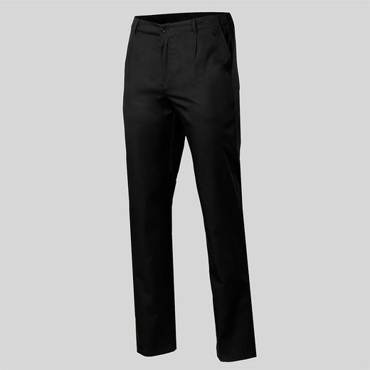 Pantalón Sarga con Media Goma y Bolsillos