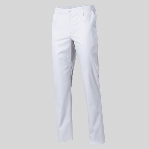 Pantalón Sarga con Media Goma y Bolsillos