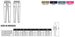 Pantalón Slim fit Centaurus mujer colores