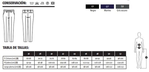 Pantalón Slim fit mujer colores