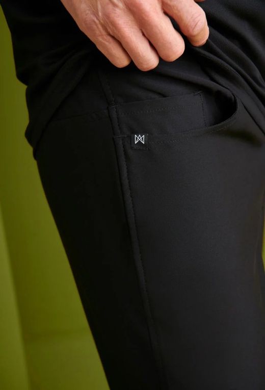 Pantalón Slim fit negro hombre