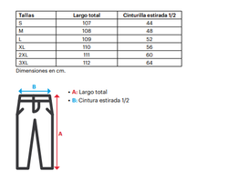 Pantalón stretch bicolor CS