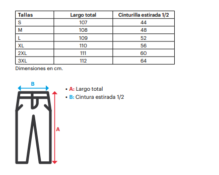 Pantalón stretch bicolor CS