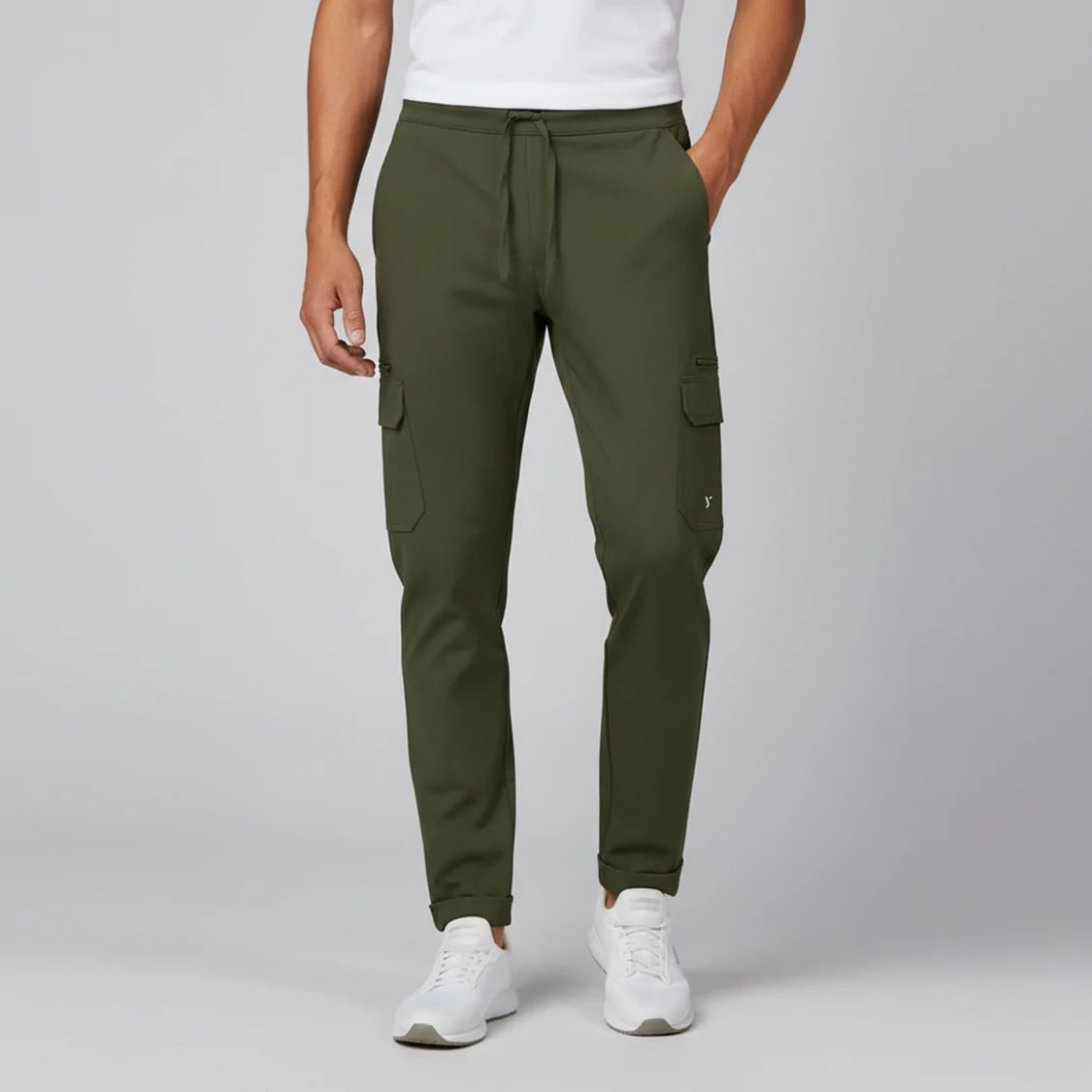 Pantalón Unisex Cargo IRIS (Sostenible y Multi-bolsillos) Aguamarina / 3XL