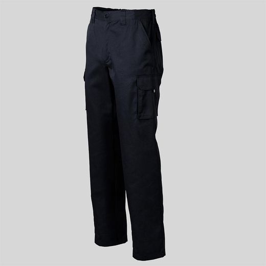 Pantalón unisex multibolsillo elástico
