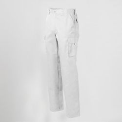 Pantalón unisex multibolsillo elástico