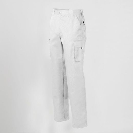 Pantalón unisex multibolsillo elástico
