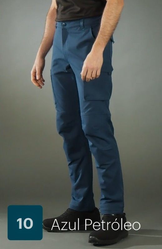 Pantalón Xtrem multibolsillo colores