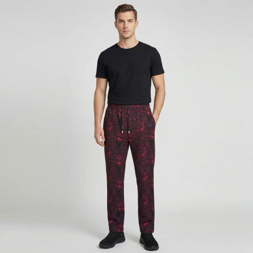 Pantalón Unisex Microfibra Estampado (Antilejía)