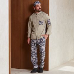 Pantalón Unisex Microfibra Estampado (Antilejía)