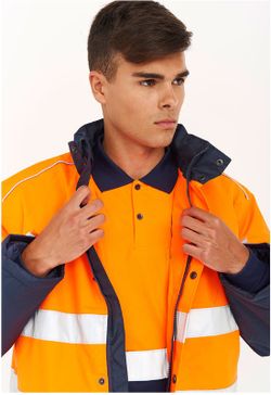Parka colorée haute visibilité