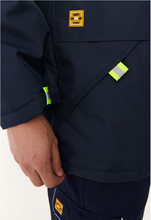 Parka colorée haute visibilité