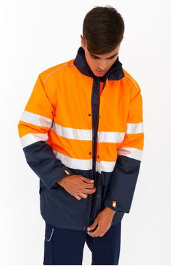 Parka colorée haute visibilité