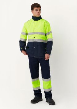 Parka colorée haute visibilité