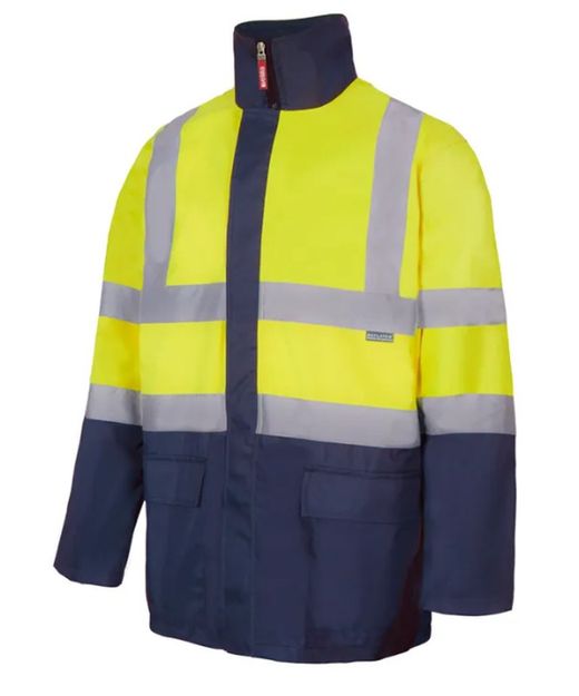 Parka 4 en 1 haute visibilité bicolore