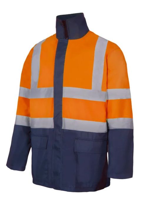 Parka 4 en 1 haute visibilité bicolore