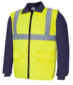 Parka 4 en 1 haute visibilité bicolore
