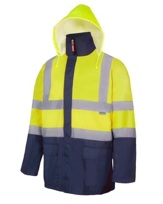 Parka 4 en 1 haute visibilité bicolore