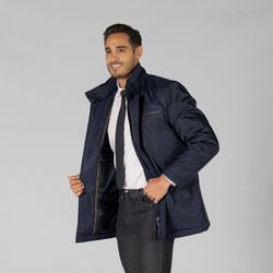 Parka hombre marino