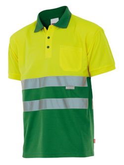 Polo bicolor manga corta AV