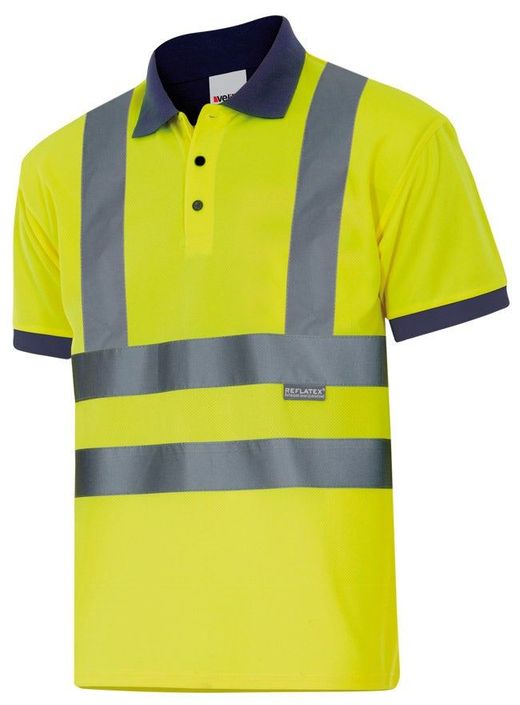 Polo bicolor manga corta AV