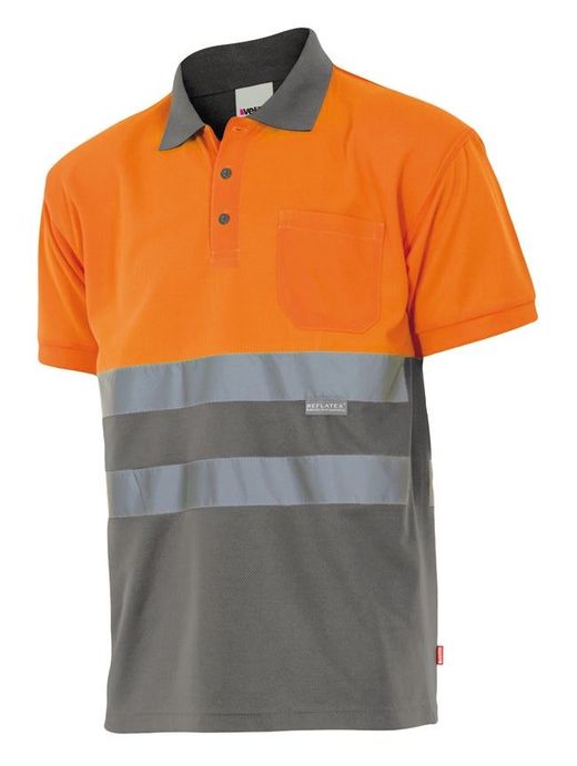 Polo bicolor manga corta AV