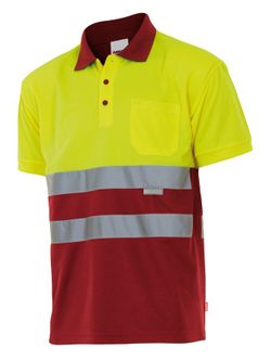 Polo bicolor manga corta AV
