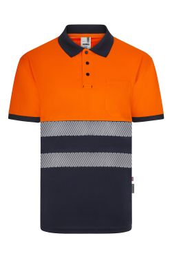 Polo bicolor manga corta CS