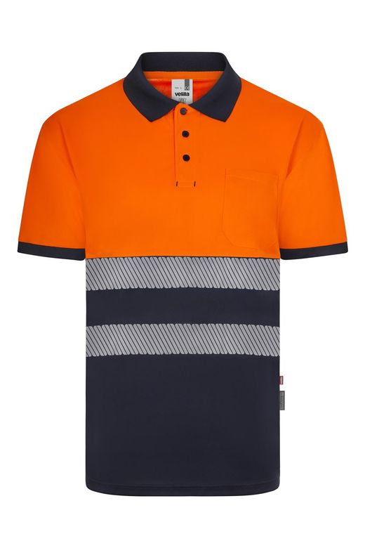 Polo bicolor manga corta CS
