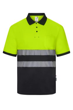 Polo bicolor manga corta CS