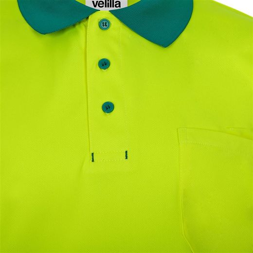 Polo bicolor manga corta CS