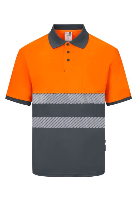 Polo bicolor manga corta CS