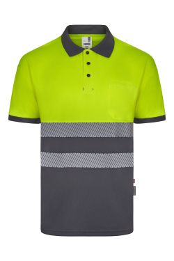Polo bicolor manga corta CS